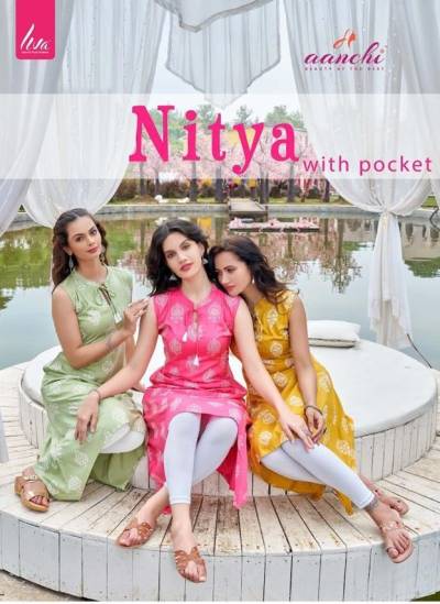 Nitya By Aanchi Fancy Rayon Printed Kurti Collection